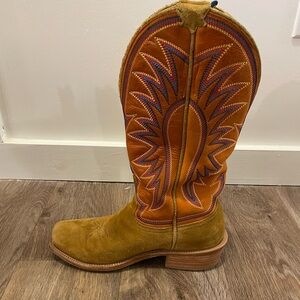 Men's HYER Cowboy Boots - Spearville Bronze Tangerine